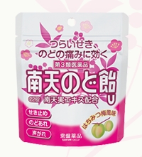 南天のど飴はちみつ梅風味パウチタイプ22錠の商品画像